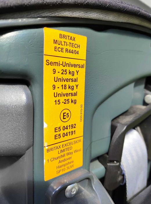 Volvo Britax Multi Tech II ECE R44/04