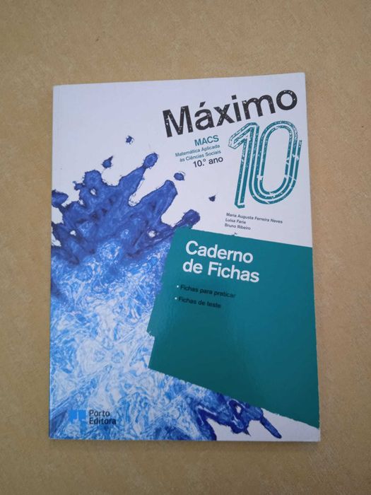 caderno Máximo MACS 10ºano (NOVO)