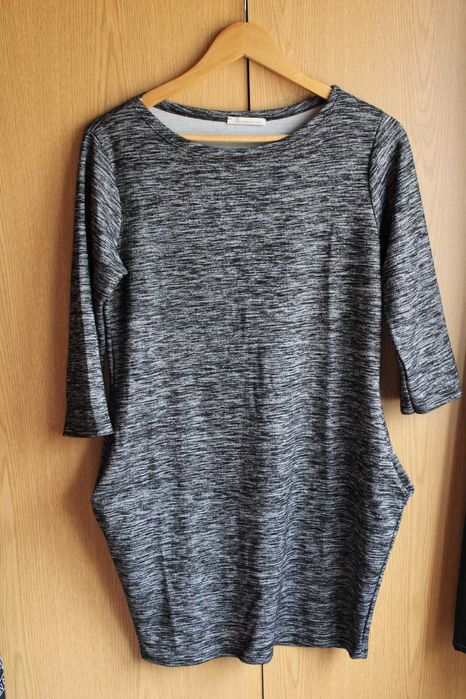 Vestido Cinzento Curto