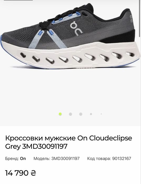 Кроссовки мужские On Cloudeclipse