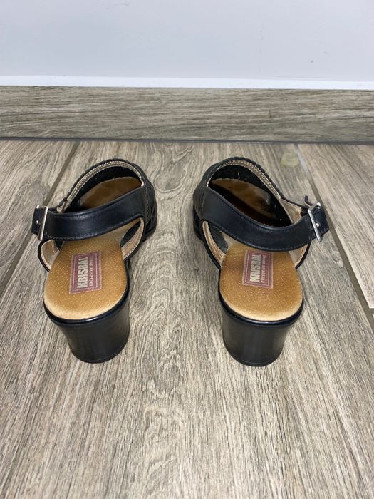 Skórzane sandały bez pięty Krisbal r. 38