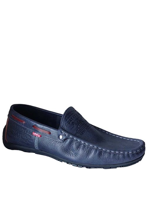 Мокасины Levi’s (Levi Strauss & Co) 8003 кожаные синие р-ры : 40-45