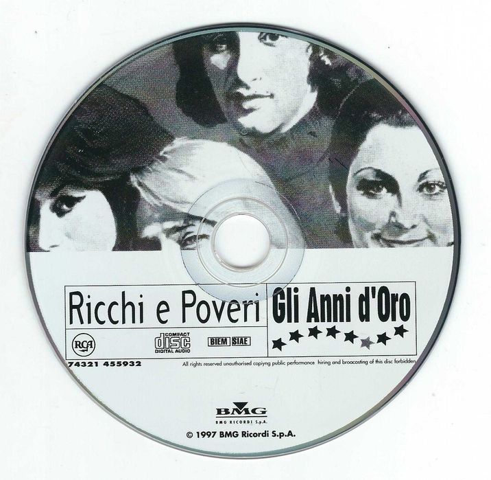 CD Ricchi E Poveri - Gli Anni D'Oro (1997) (RCA)