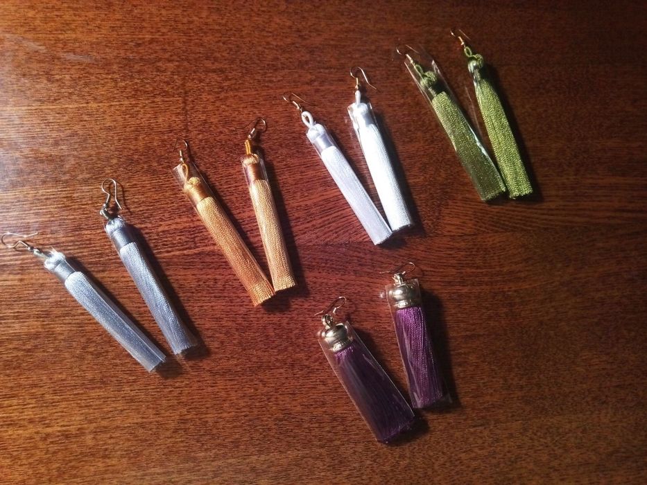 Серёжки кисточки