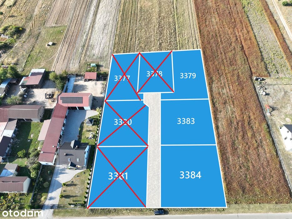 Działki budowlane z mpzp, gmina Mstów