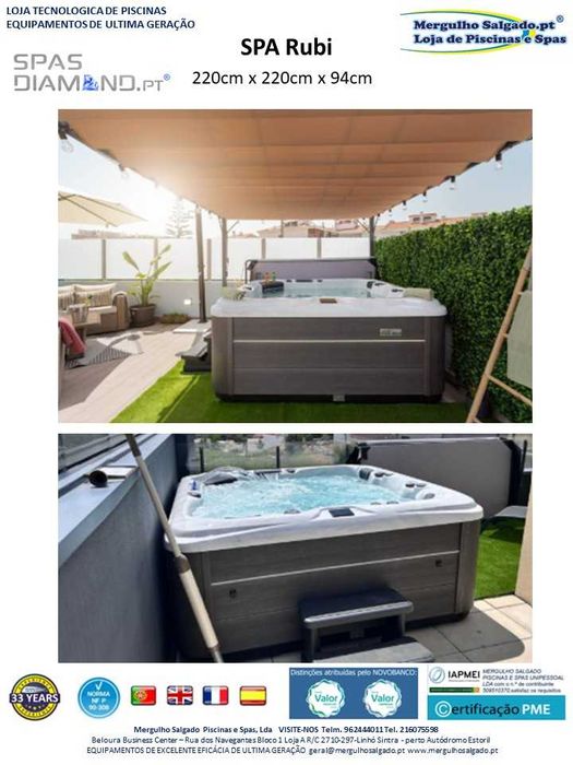 Spa RUBI Grande Qualidade - Mergulho Salgado Piscinas e Spas