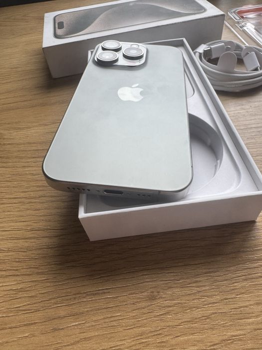 iPhone 15 Pro 128GB 100% | Natural Titanium | Okazja !
