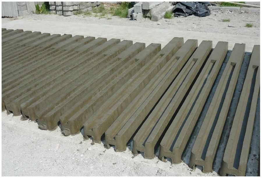 Słupy betonowe do ogrodzenia