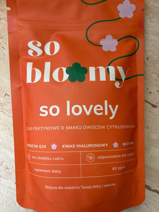 Żelki funkcjonalne z biotyną i cynkiem so bloomy so lovely 60 szt.