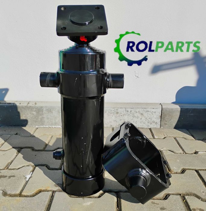 Siłownik hydrauliczny teleskopowy D47 8T + kołyska