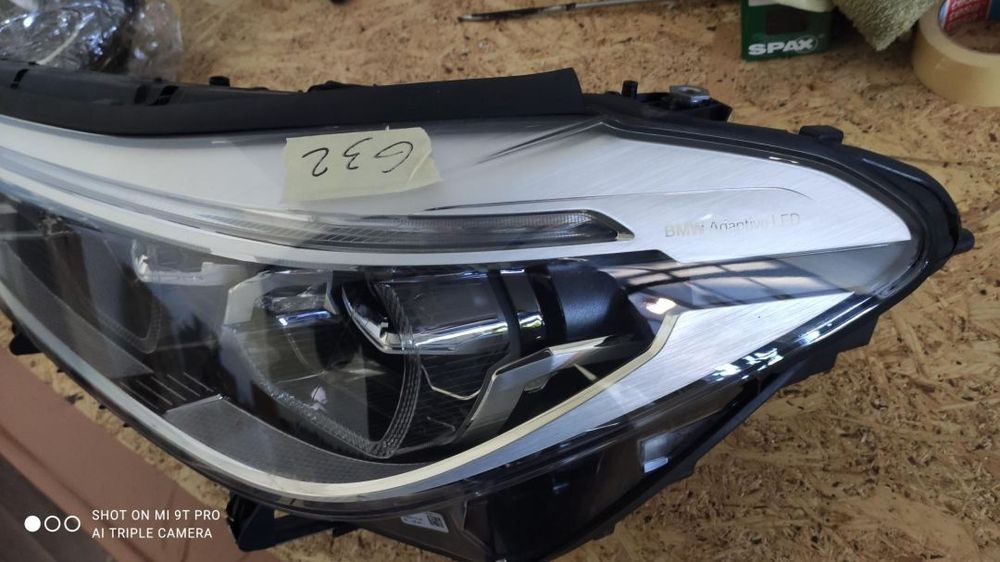 farol esquerdo full Led Adaptativ BMW G32 série 6 GT