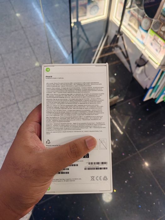 iPhone 15 selado preto 128gb