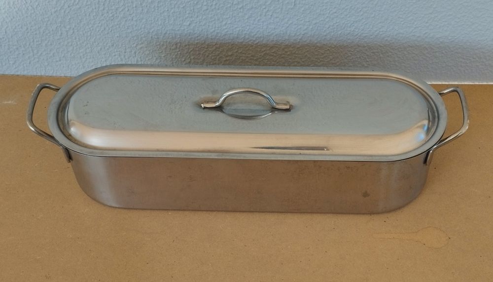 Tacho inox Beka, para cozer peixe ao vapor