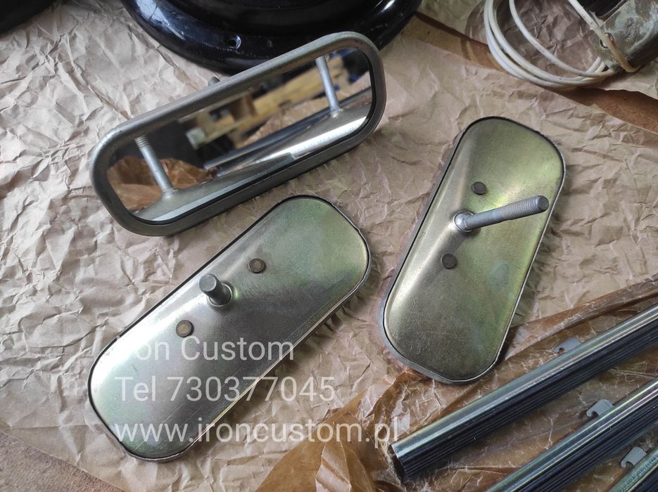 Części GAZ 69 Uaz lusterko lampa Warszawa wycieraczka  Wołga Pabieda