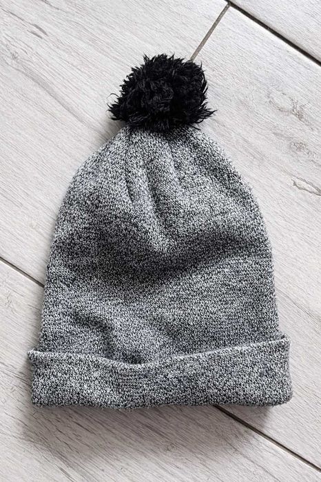 Czapka Zimowa Szara Pompon NYC Converse Streetwear