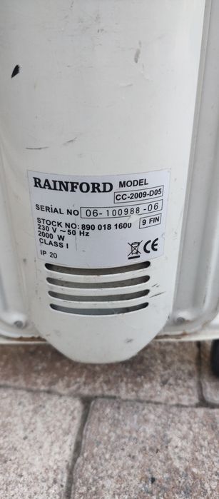 масляний обігрівач,, Raindford,,