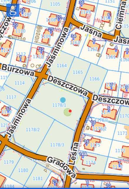 Działka usługowa Łochowo prawa strona