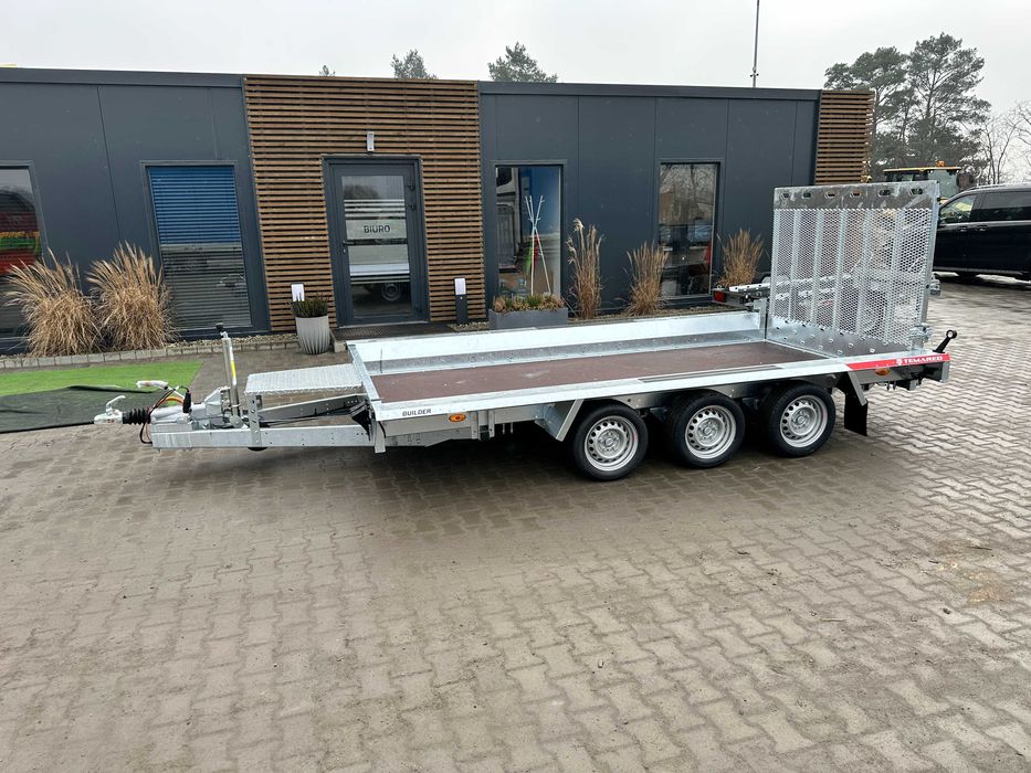 Nowa przyczepa do przewozu minikoparki Temared BUILDER 3 4018/3 3,5T