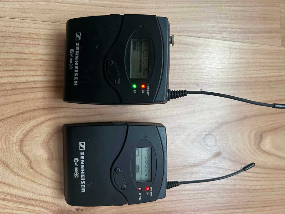 Sennheiser EW100 G2 – bezprzewodowy zestaw mikrofonowy + mikrofon
