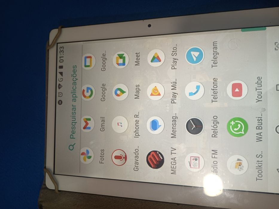 Tablet telefone cartões sim