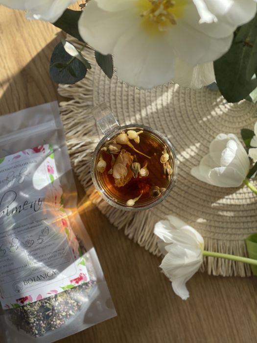 100г Іван чай «Червень»-ферментований листовий з полуницею, смородиною