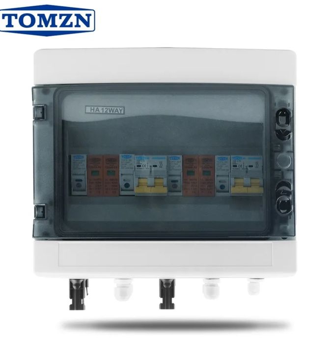 Захист сонячних панелей СЕС, щит, автомати DC, блискавкозахист