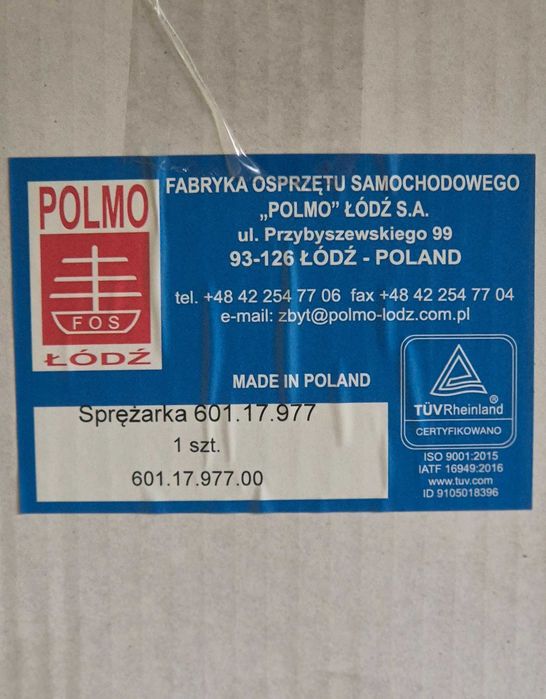 Sprężarka 601.17.997 , 601.17.995