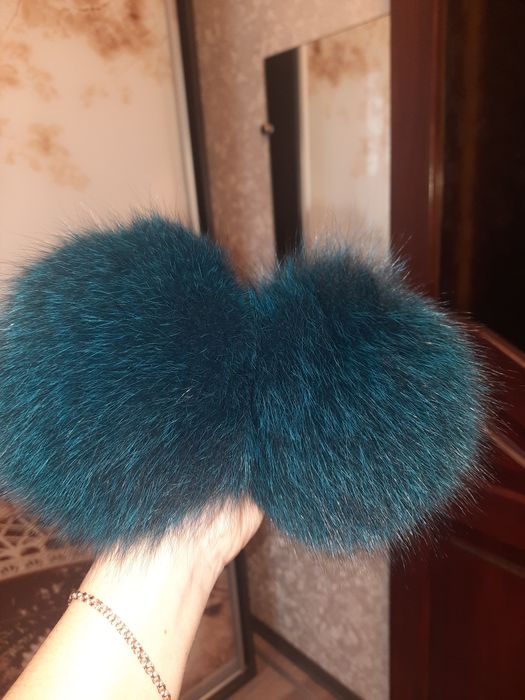 Помпоны из песца