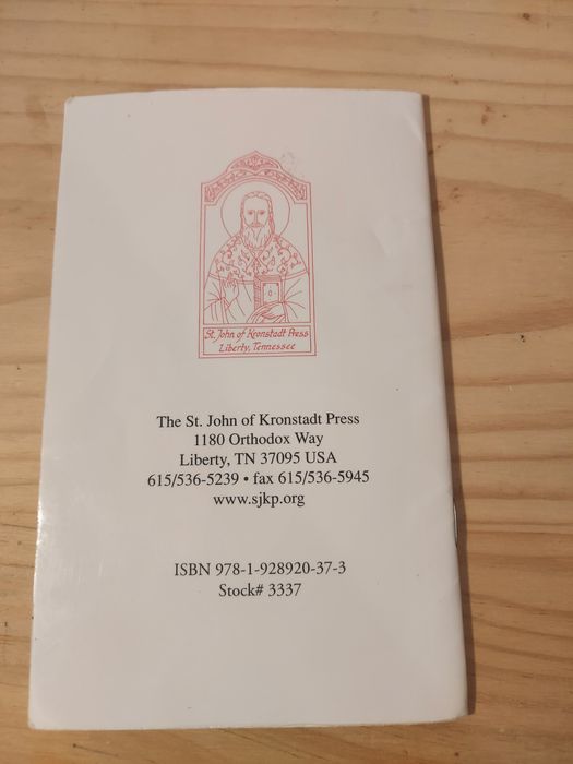 Livro "Selected Orthodox Prayers" – como novo