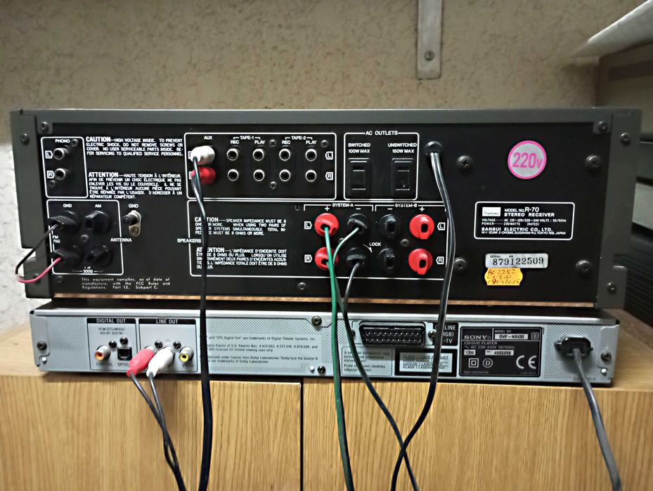 Vendo SANSUI DC Servo Setereo Receiver R-70