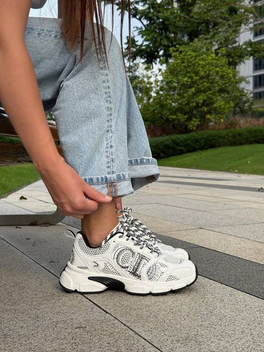 Sneakersy Dior chrono białe trampki