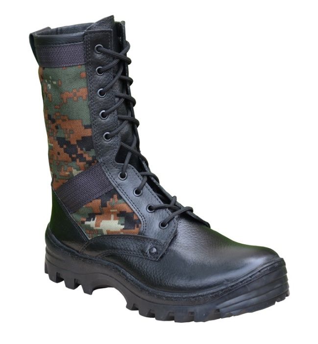 Летние облегченные комбинированные берцы в камуфляже Marpat (Беларусь)