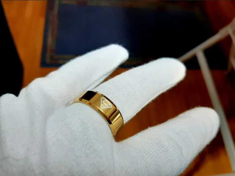 Anel de 8mm " Superman " Nº29 em Aço