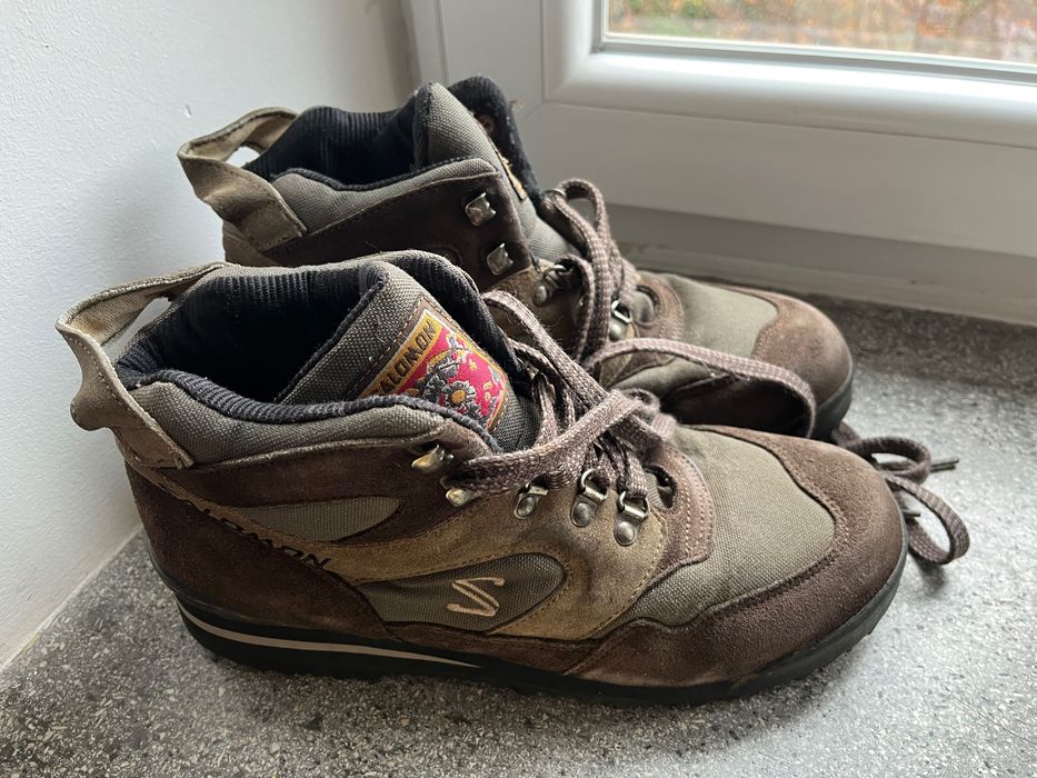 Buty trekingowe Salomon 43, pęknięcie zelówki