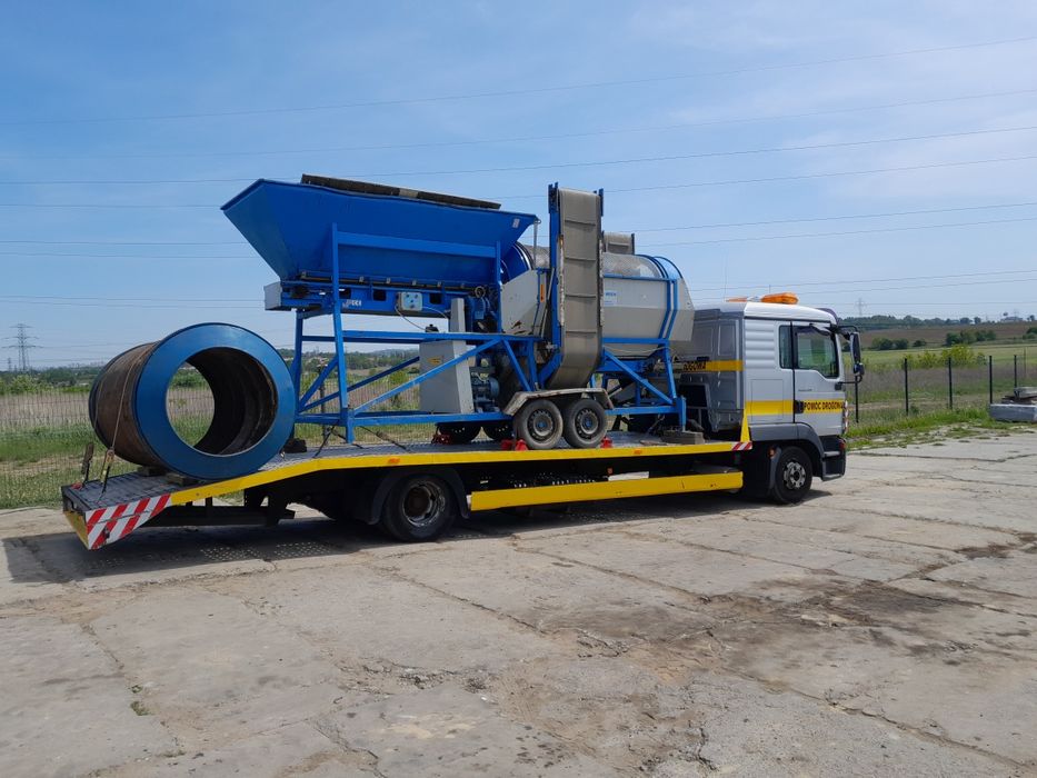 Pomoc Drogowa Autolaweta Transport Maszyn do 5Ton