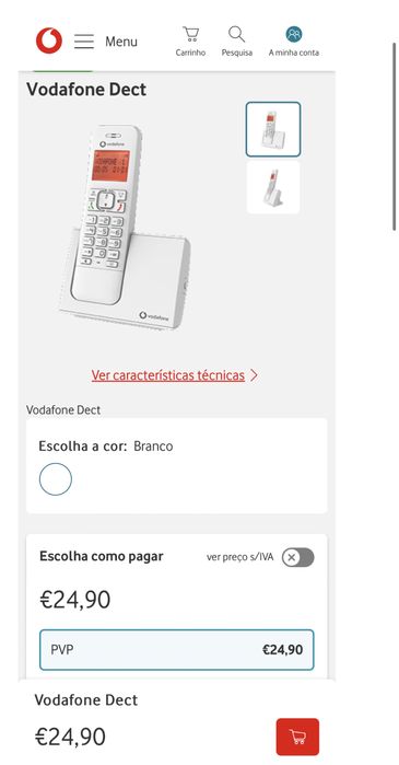 Telefone Vodafone Dect | Vodafone Direct Dect Telephone