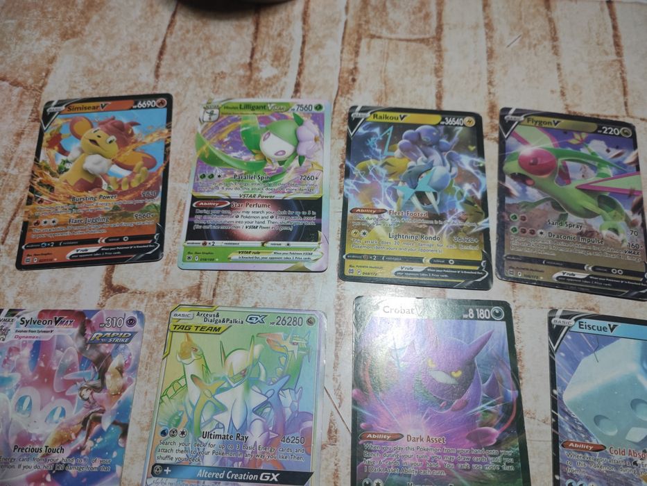 12 kart pokemon kolekcjonerskie stan dbd