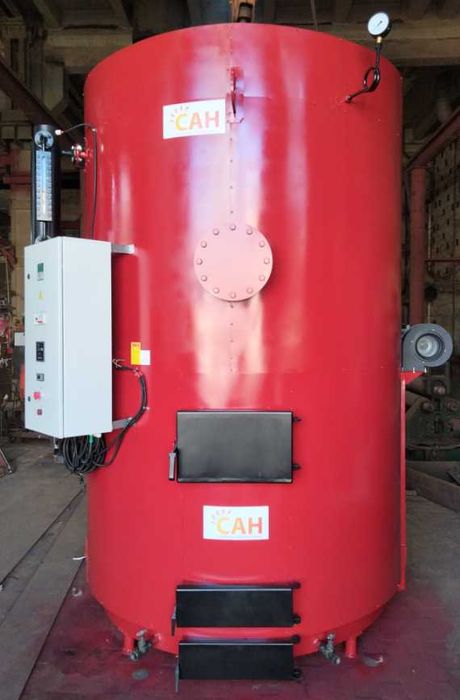 Паровий котел дров'яний САН ПГР 700кВт/1000кг пара в час 10Бар