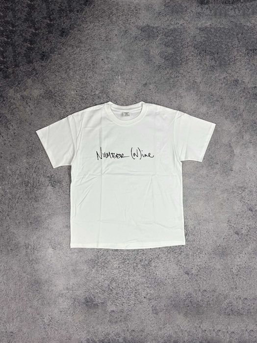 Футболки Number Nine чорні та білі намбер найн archive opium