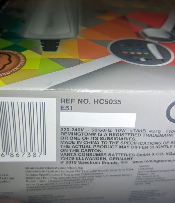 Maszynka do strzyżenia włosów Remington HC5035 brody plus 7 nakladek