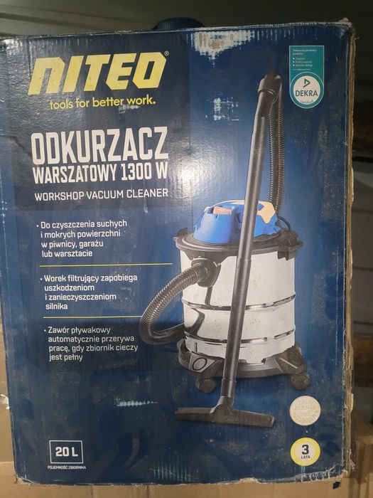 Odkurzacz przemyslowy niteo 1300W