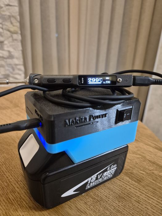 Адаптер макіта зарядна станція Makita QC 3.0, PD 65w