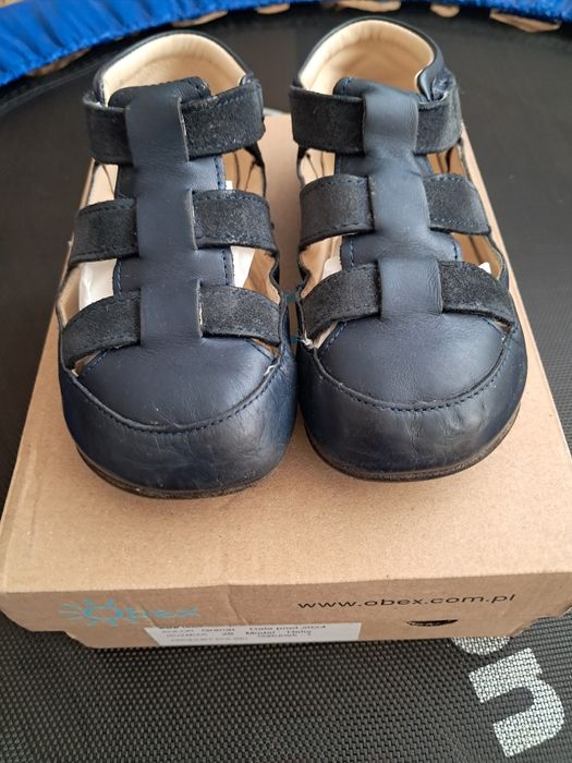 Kapcie dziecięce paputki obex skóra naturalna  28