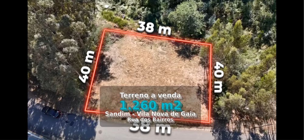 Terreno em Vila nova de Gaia - sandim - rua dos bairros