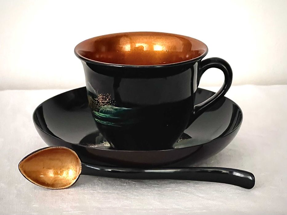 Conjunto de serviço de chá chinês da década de 1930, peça de coleção