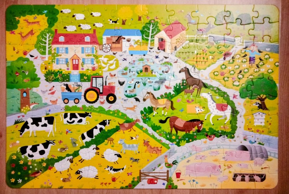 Puzzle On the Farm