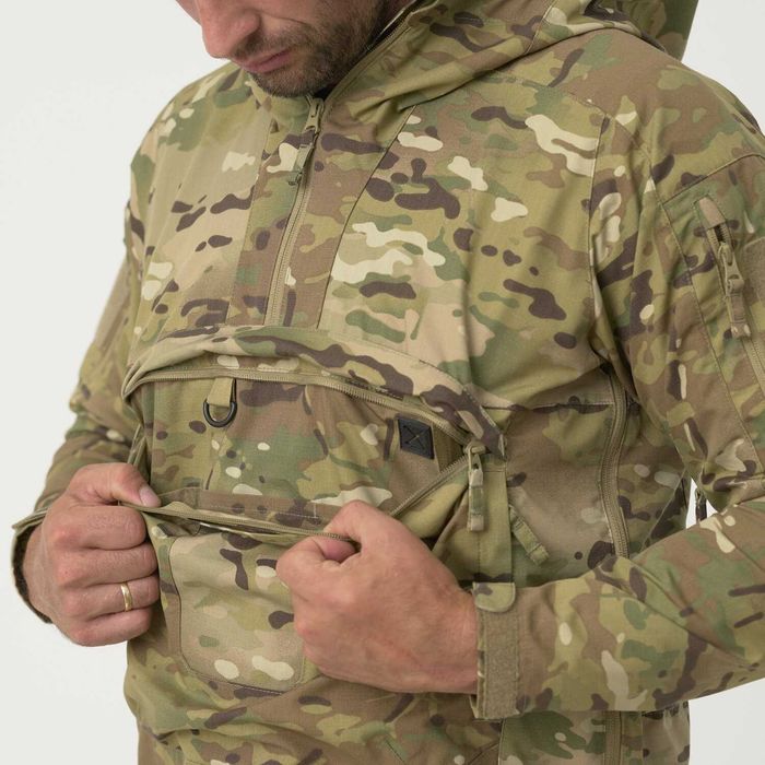 ‼️Helikon-Tex КУРТКА Tracer Anorak Polycotton Ripstop мультикам анорак кенгуру‼️
