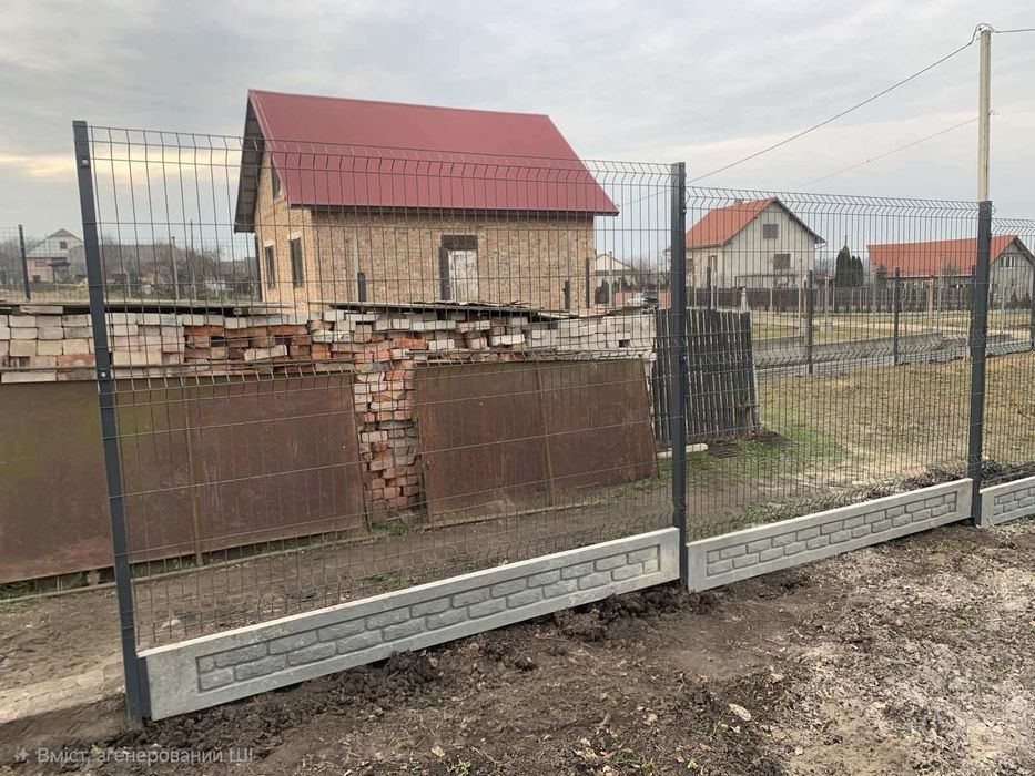 Секційна огорожа  Стовпи Ворота Хвіртки Габіони Навіси Жалюзі та Ранчо