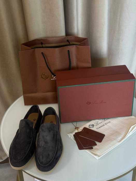 Люкс Якість В наявності! Чоловічі лофери Loro Piana / лоро піана пиана