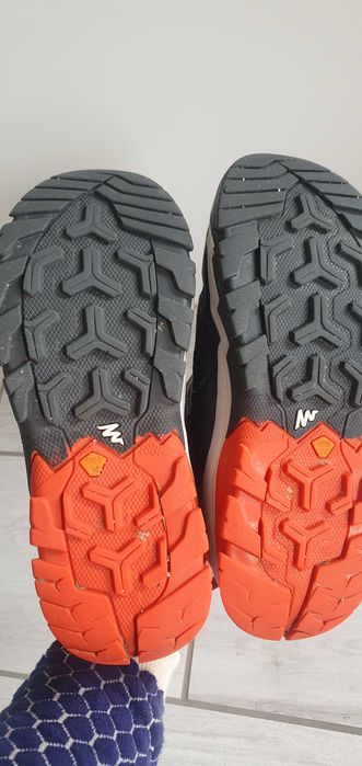 Buty Quechua Crossrock Mid wodoodporne, 34, wkładka 21, 5 cm